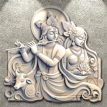 radha krishna modern